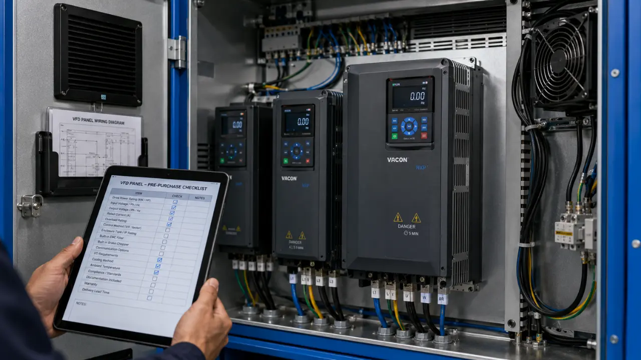 Medium Voltage Motor VFD Panel Selection: The Specification Checklist Before You Order