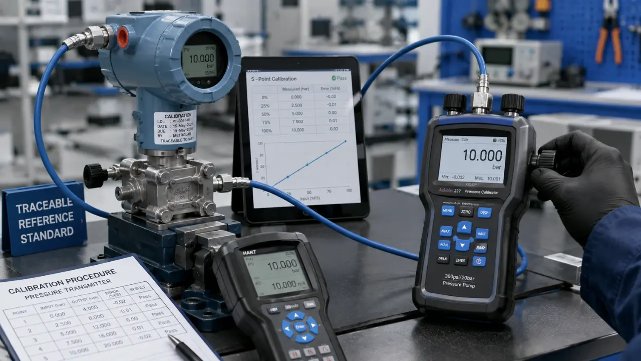 Pressure Transmitter Calibration: What Actually Drifts, and How to Catch It Before It Costs You