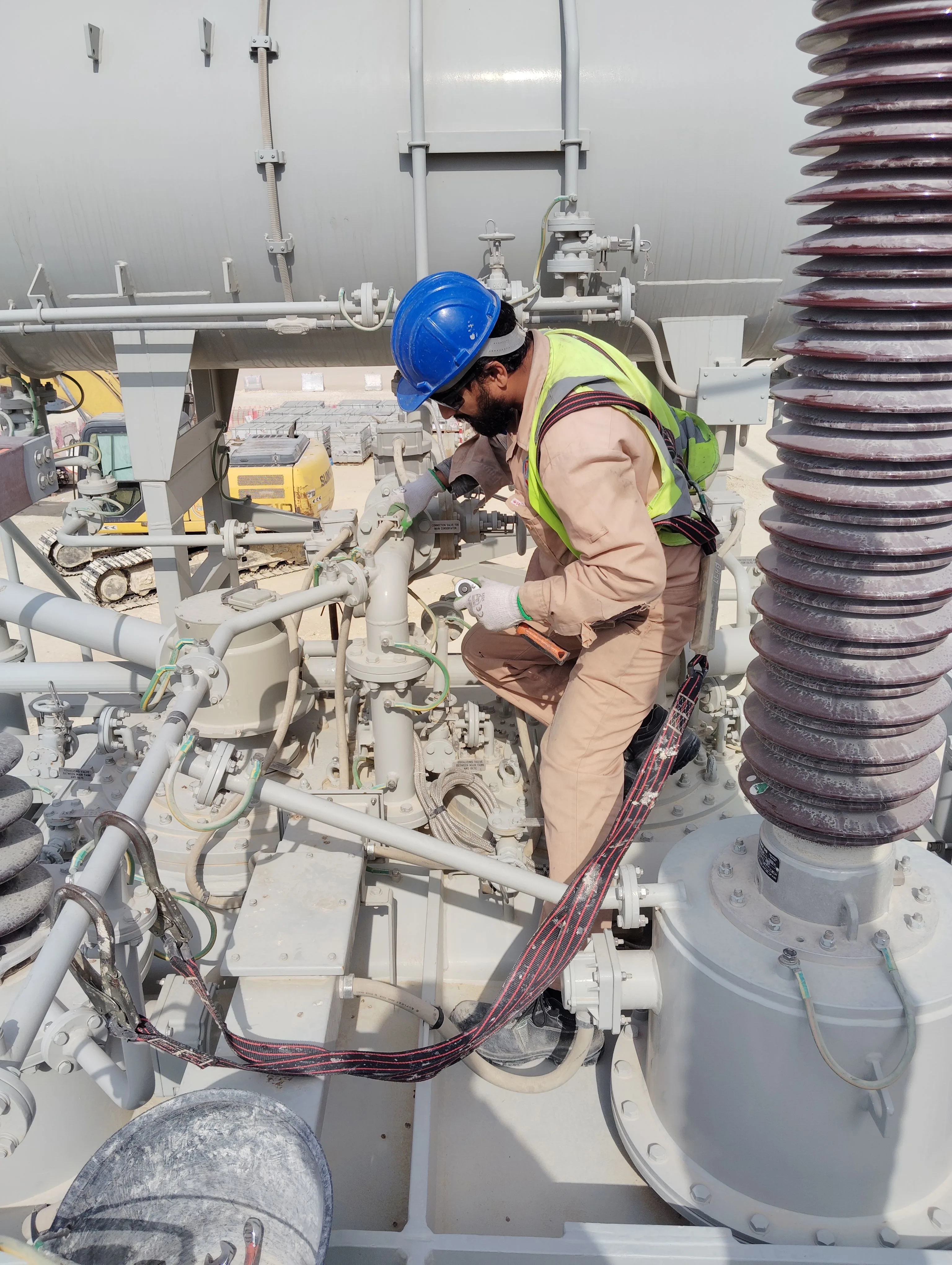 On-site commissioning and testing