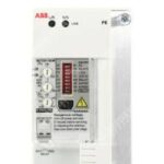 Compact ABB ACS55 VFD for small industrial motors